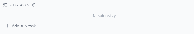 Sub-Tasks Example